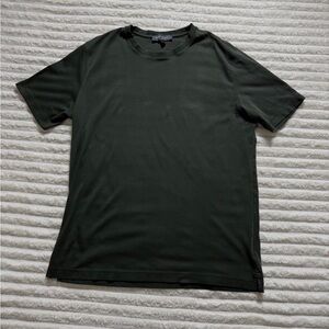Robert Barakett Men's Dark Green Pima Cotton Crew Neck Short Sleeve T-Shirt XL